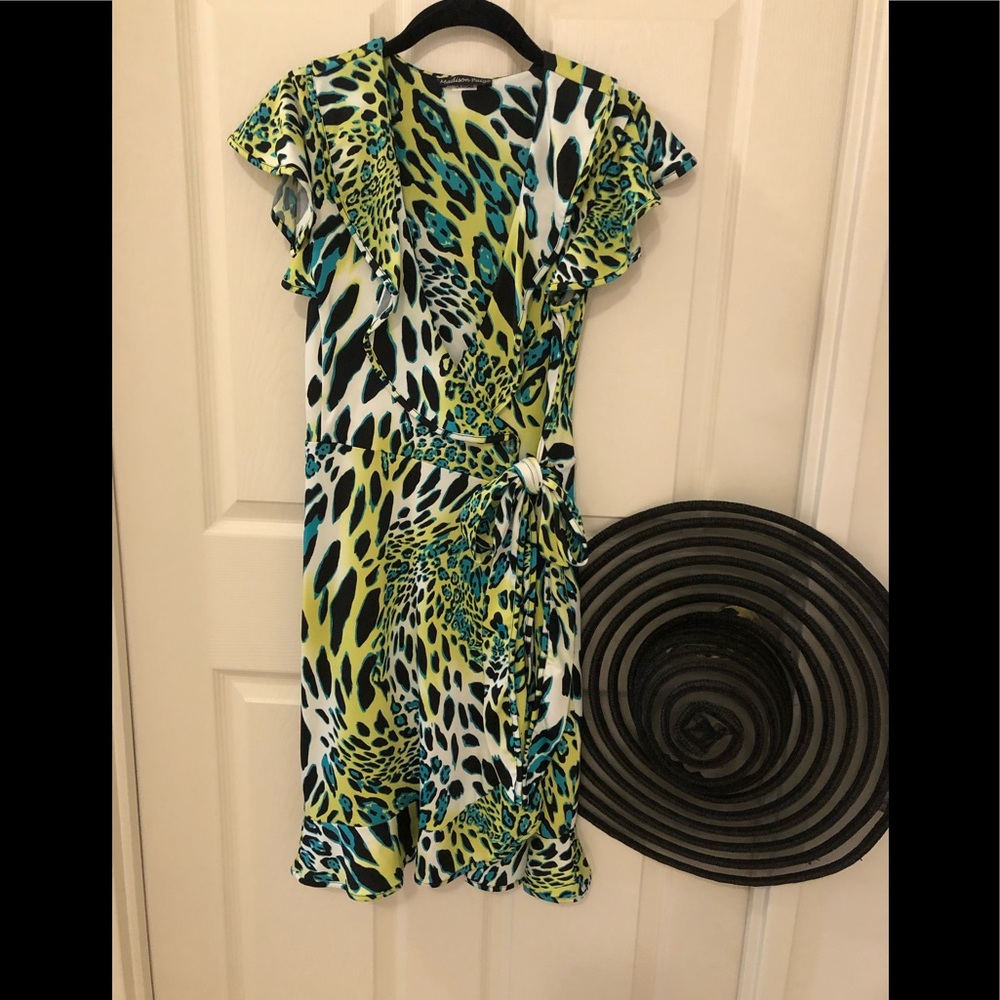 Animal Print - Summer Wrap Dress by Madisson Paige